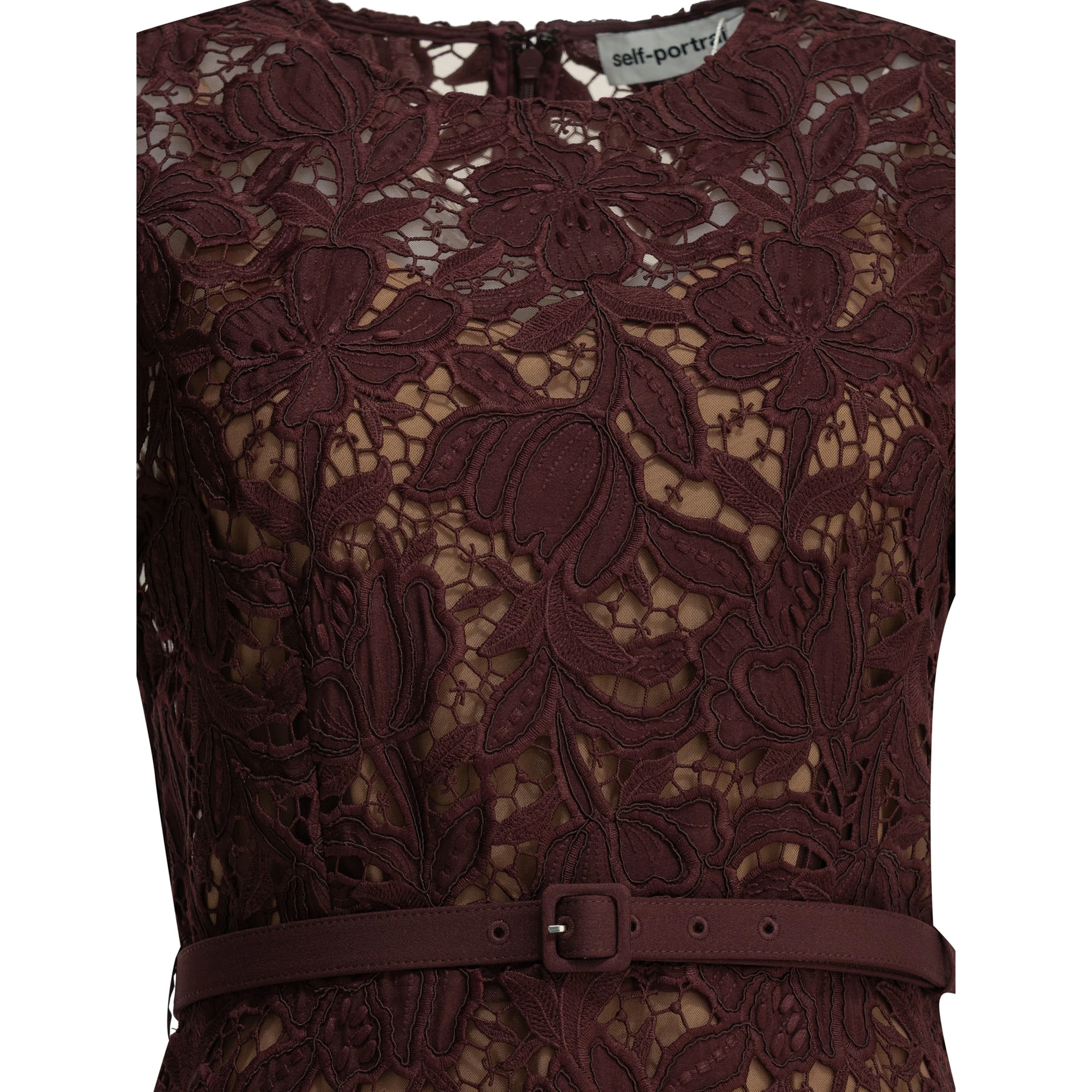 Lace midi dress