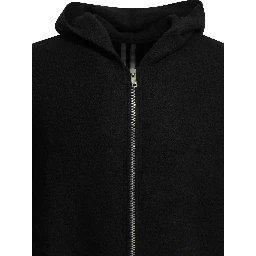 Zipper and hooded sweater