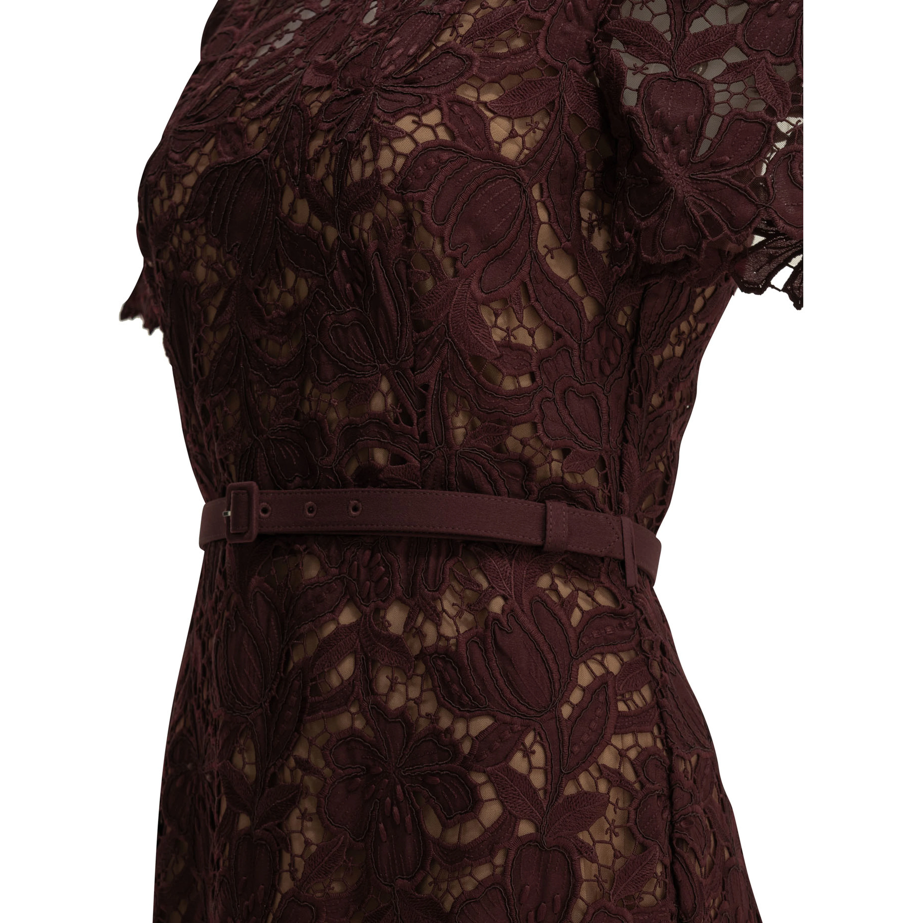 Lace midi dress