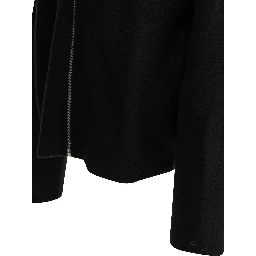 Zipper and hooded sweater