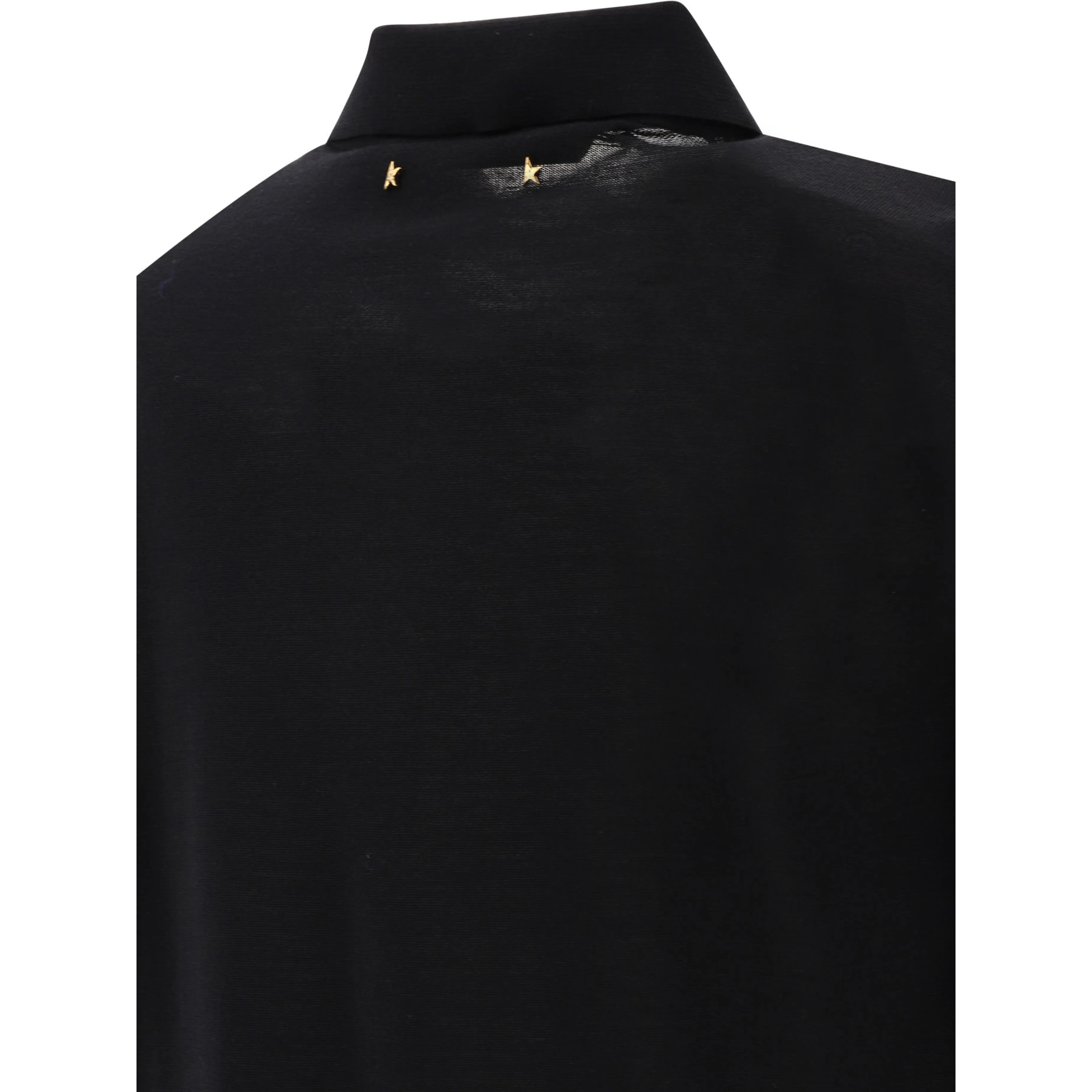 Merino wool button-down polo shirt