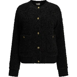 Wool-blend cardigan