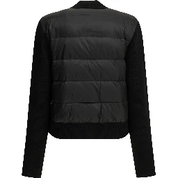 Wool Cardigan with Logo