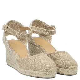 "Carol 70mm" high espadrilles