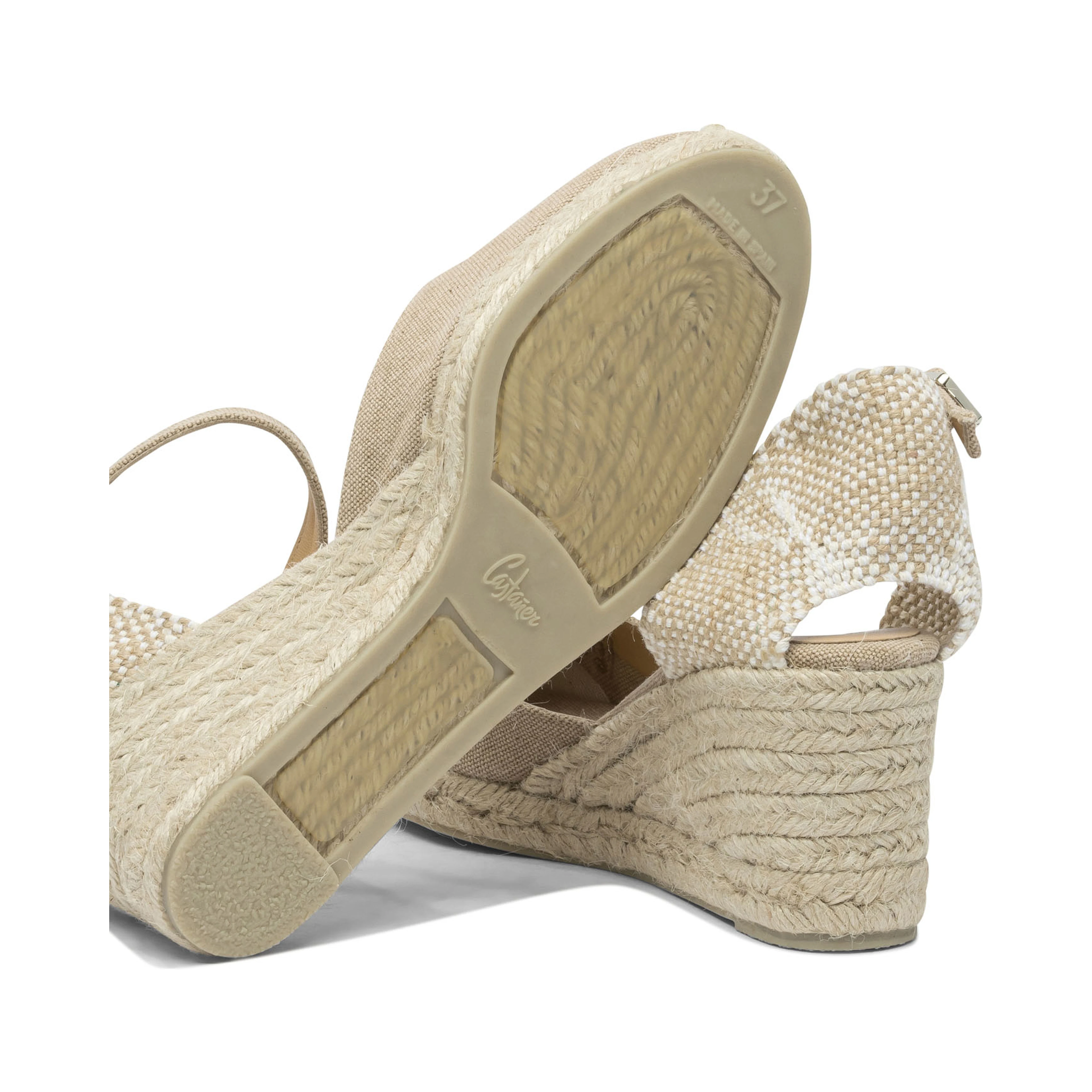 "Carol 70mm" high espadrilles