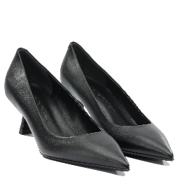 60mm leather pumps
