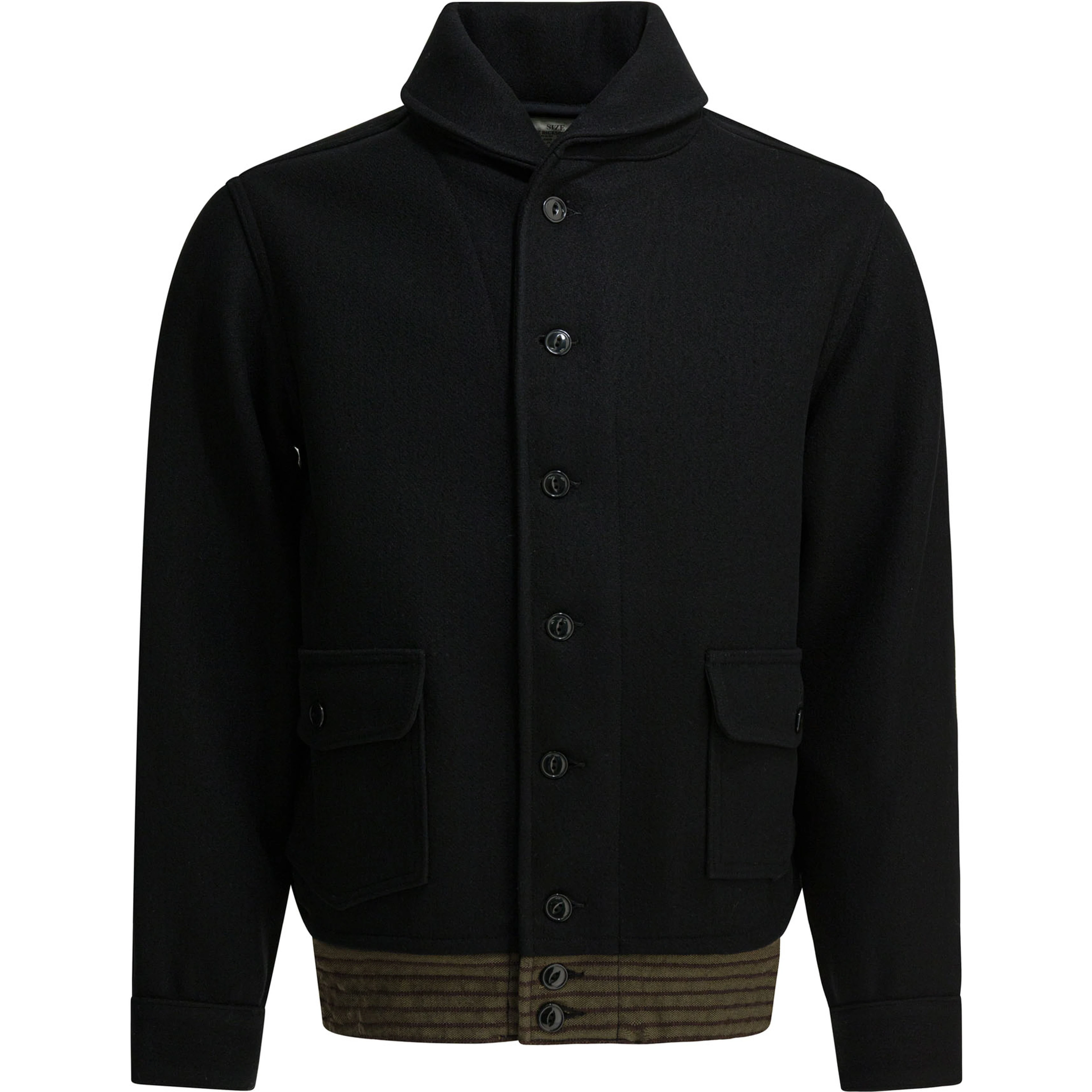 Wool bomber jacket
