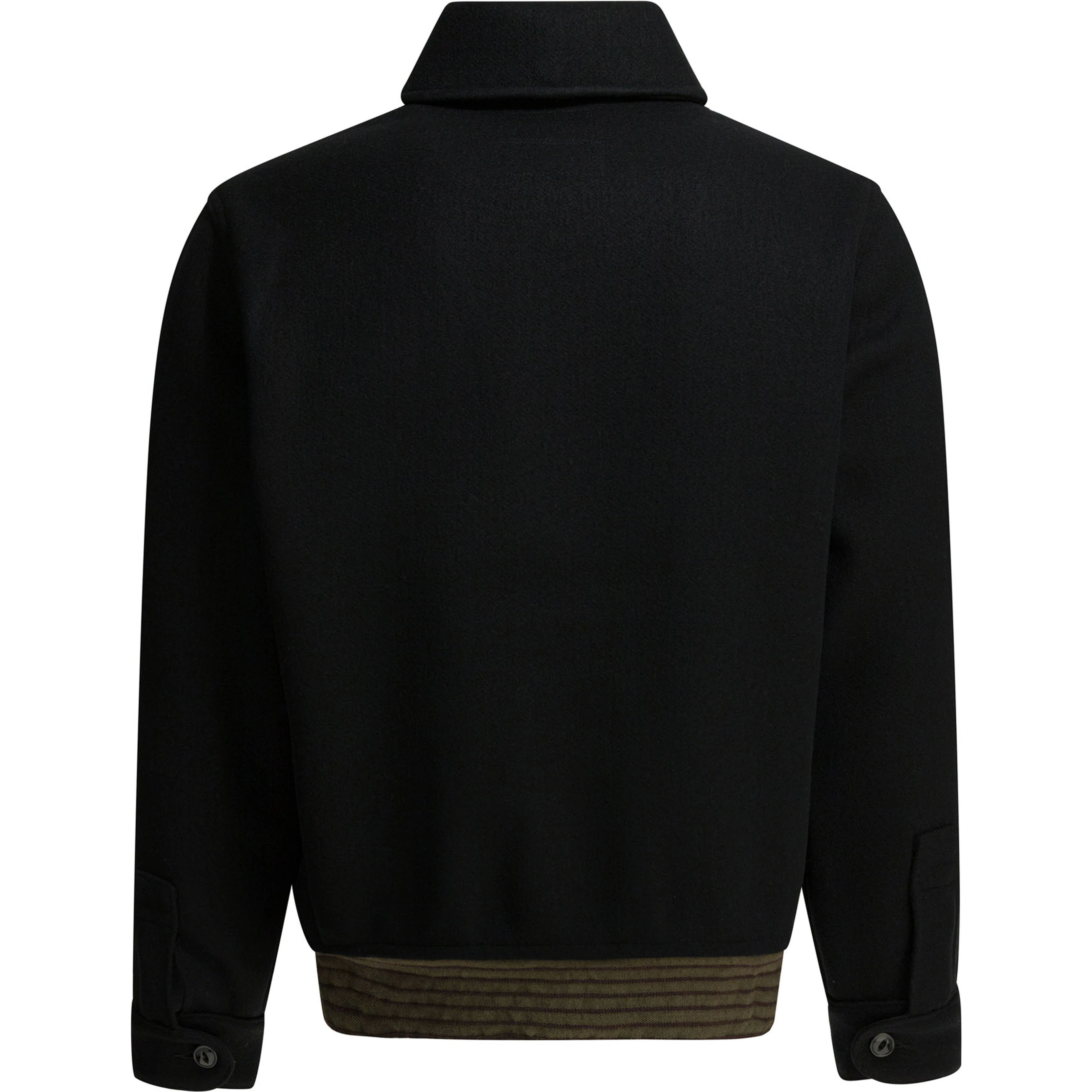 Wool bomber jacket