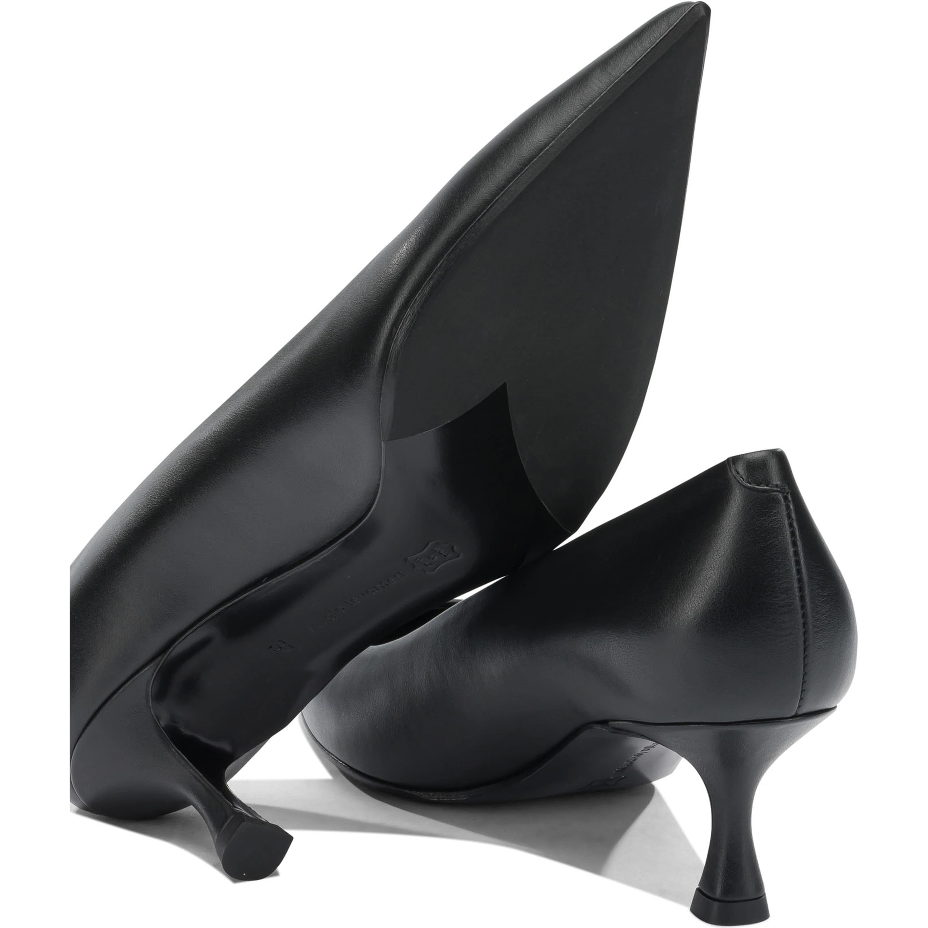 60mm leather pumps
