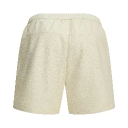 Cotton tracksuit shorts