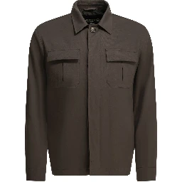 Cotton overshirt jacket