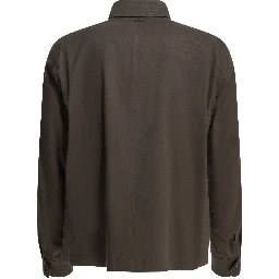 Cotton overshirt jacket