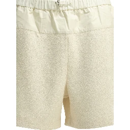 Cotton tracksuit shorts