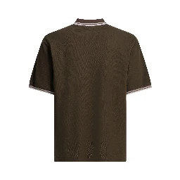 "Shawl Collar" Polo shirt with buttons