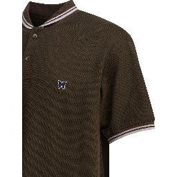 "Shawl Collar" Polo shirt with buttons