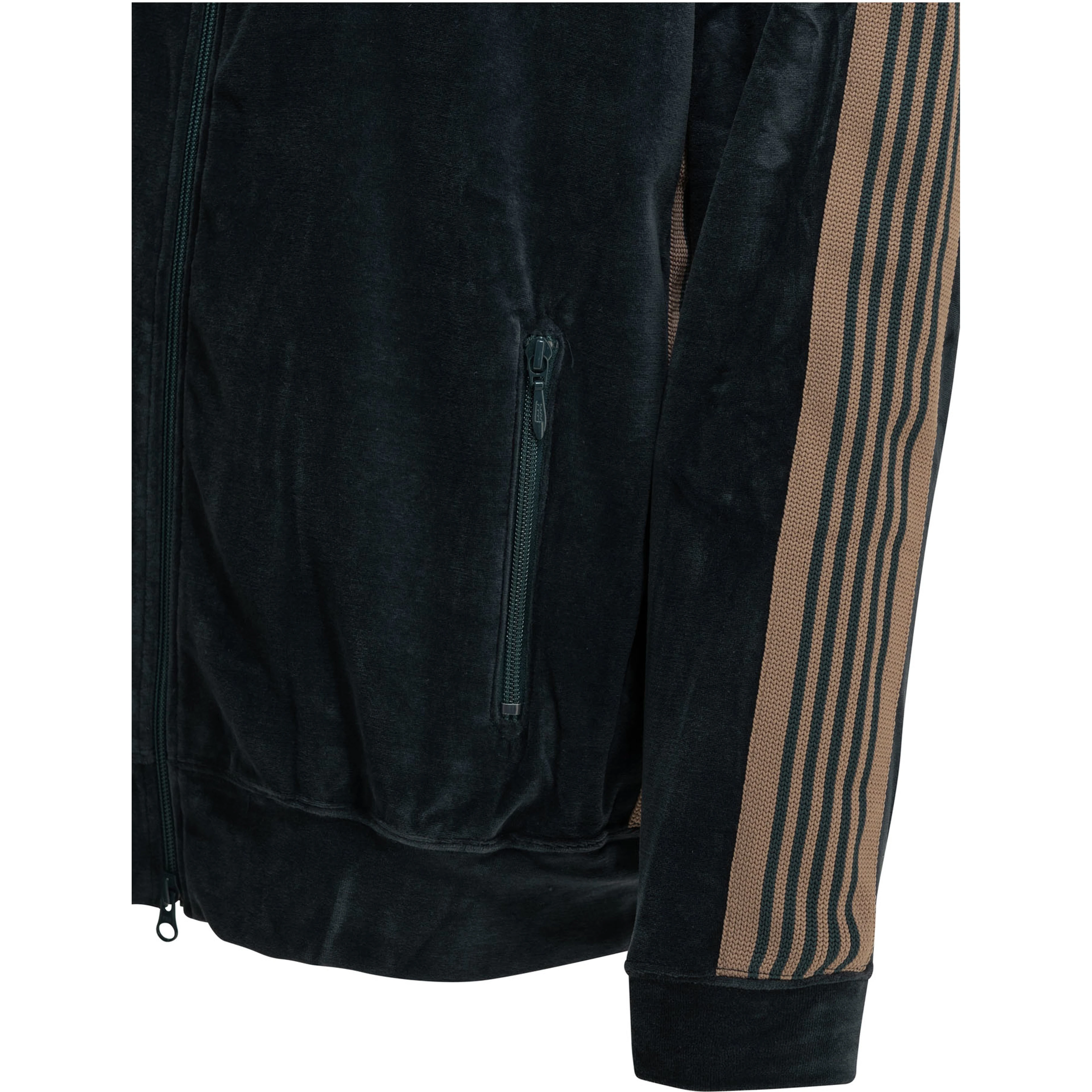 "Track" zippered sweatshirt