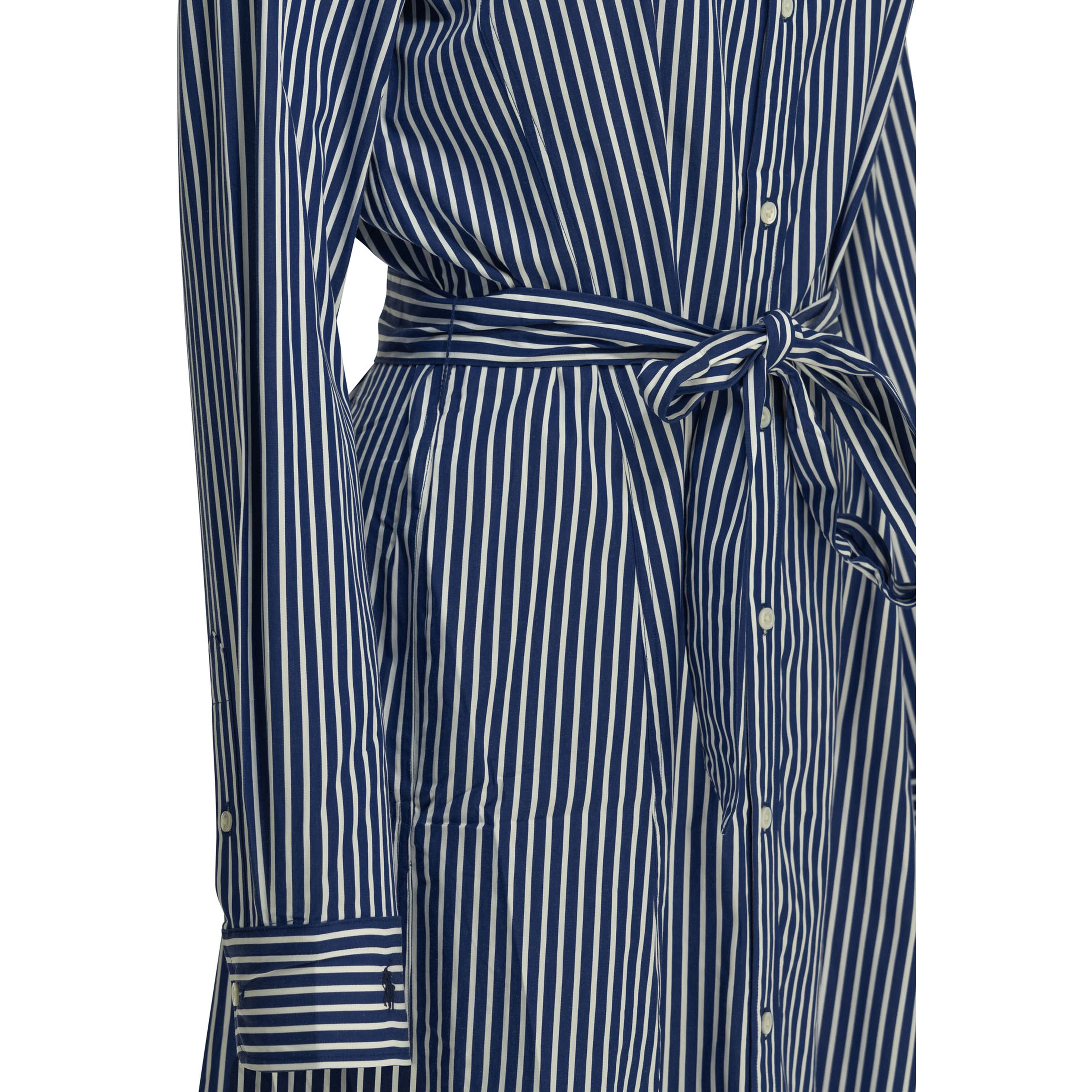 Chemisier midi dress with logo