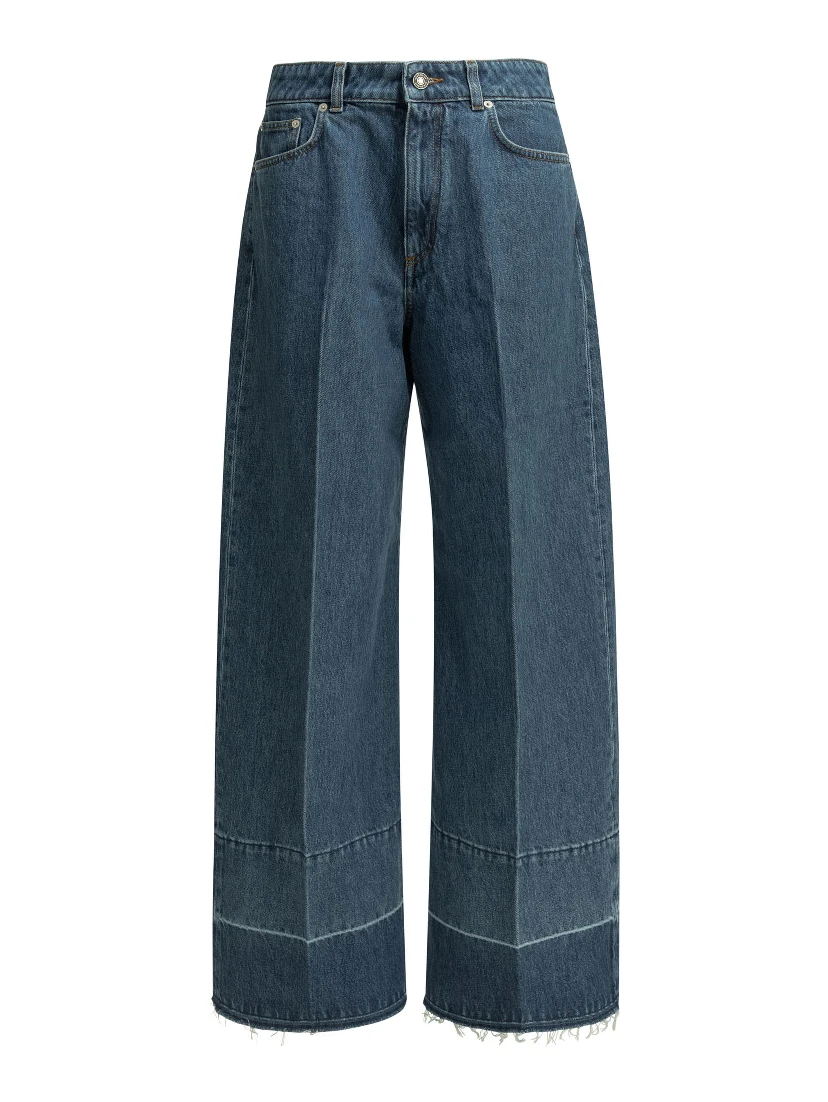 Wide leg jeans
