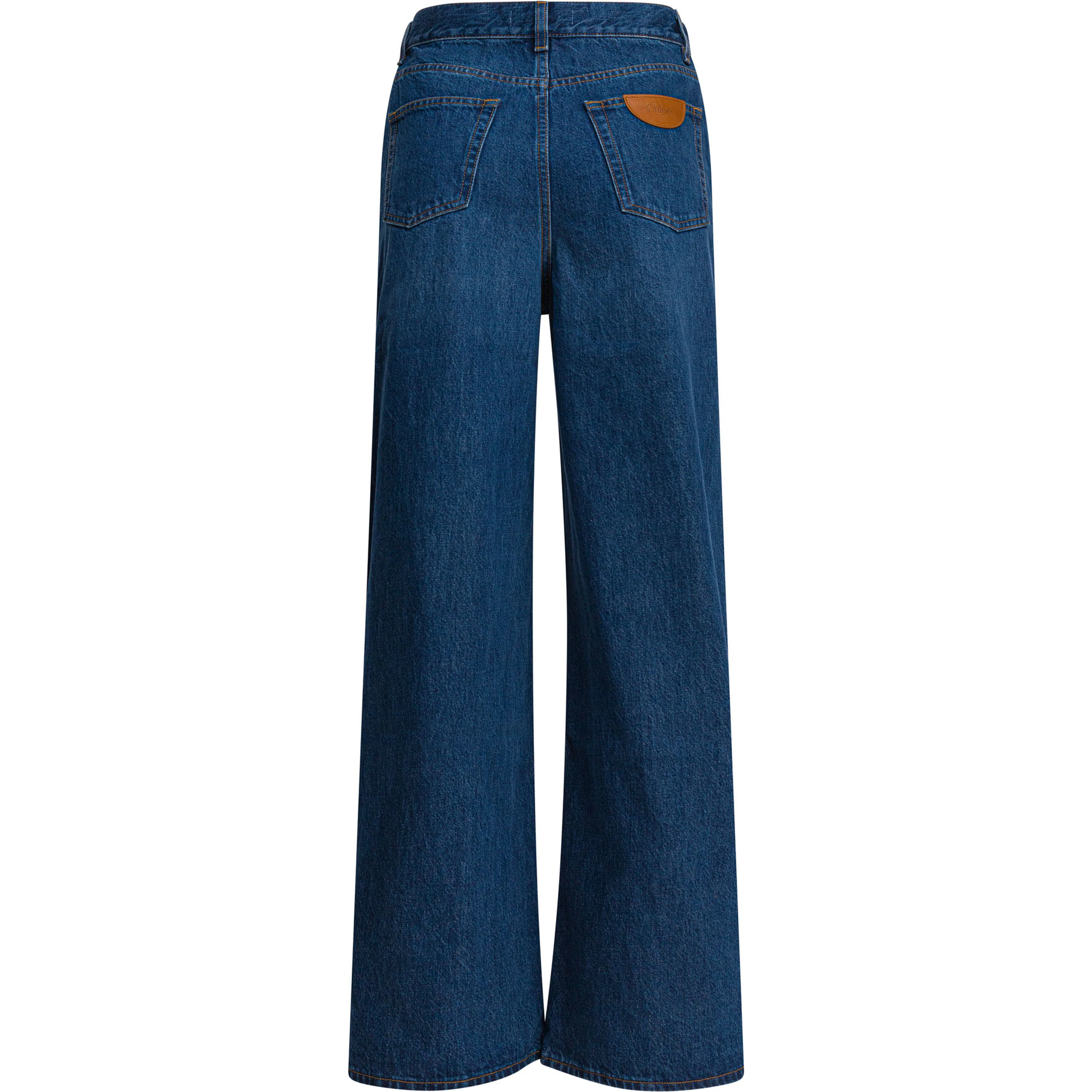 Wide leg jeans
