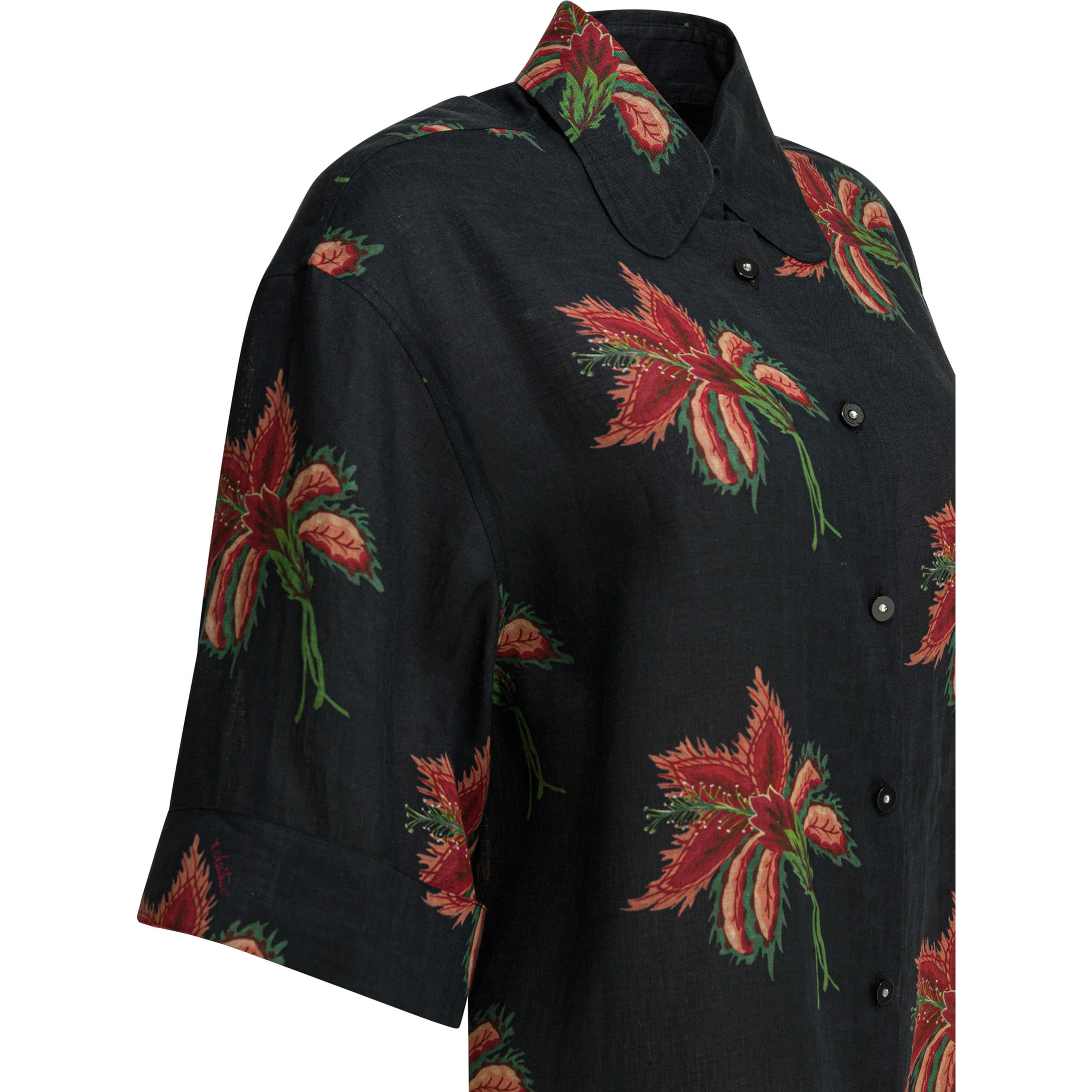 Linen floral shirt