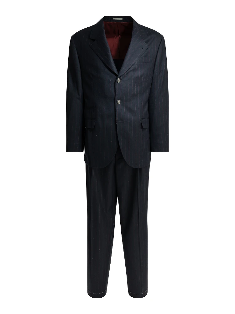 Formal pinstripe suit