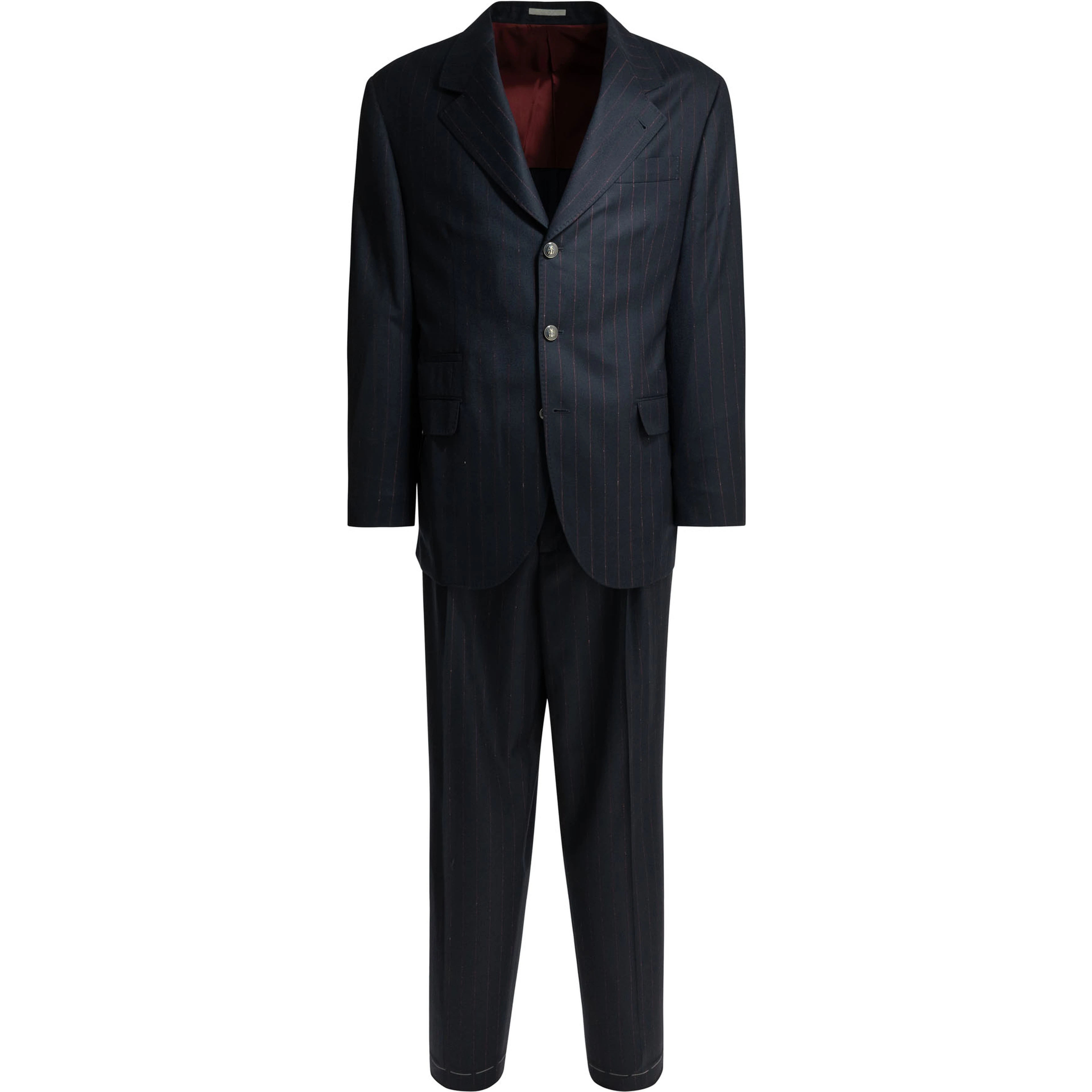 Formal pinstripe suit