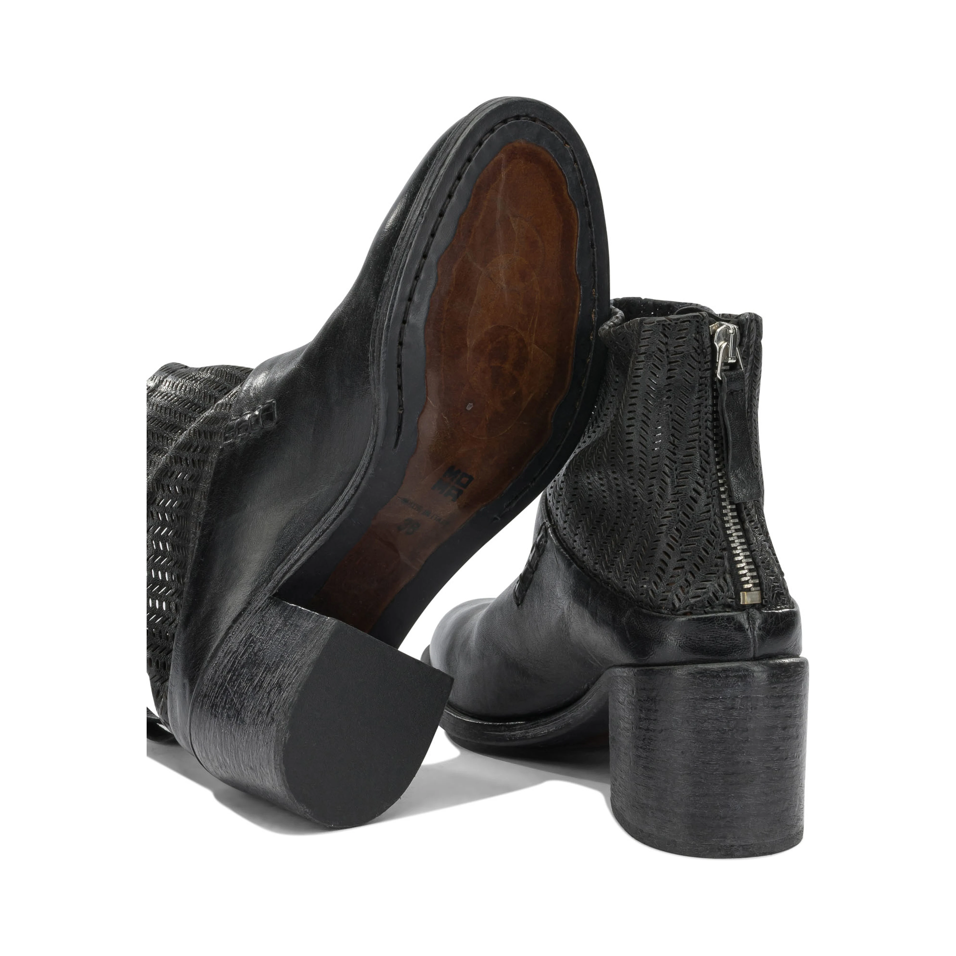 70MM zippered ankle boots