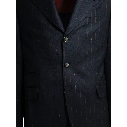 Formal pinstripe suit