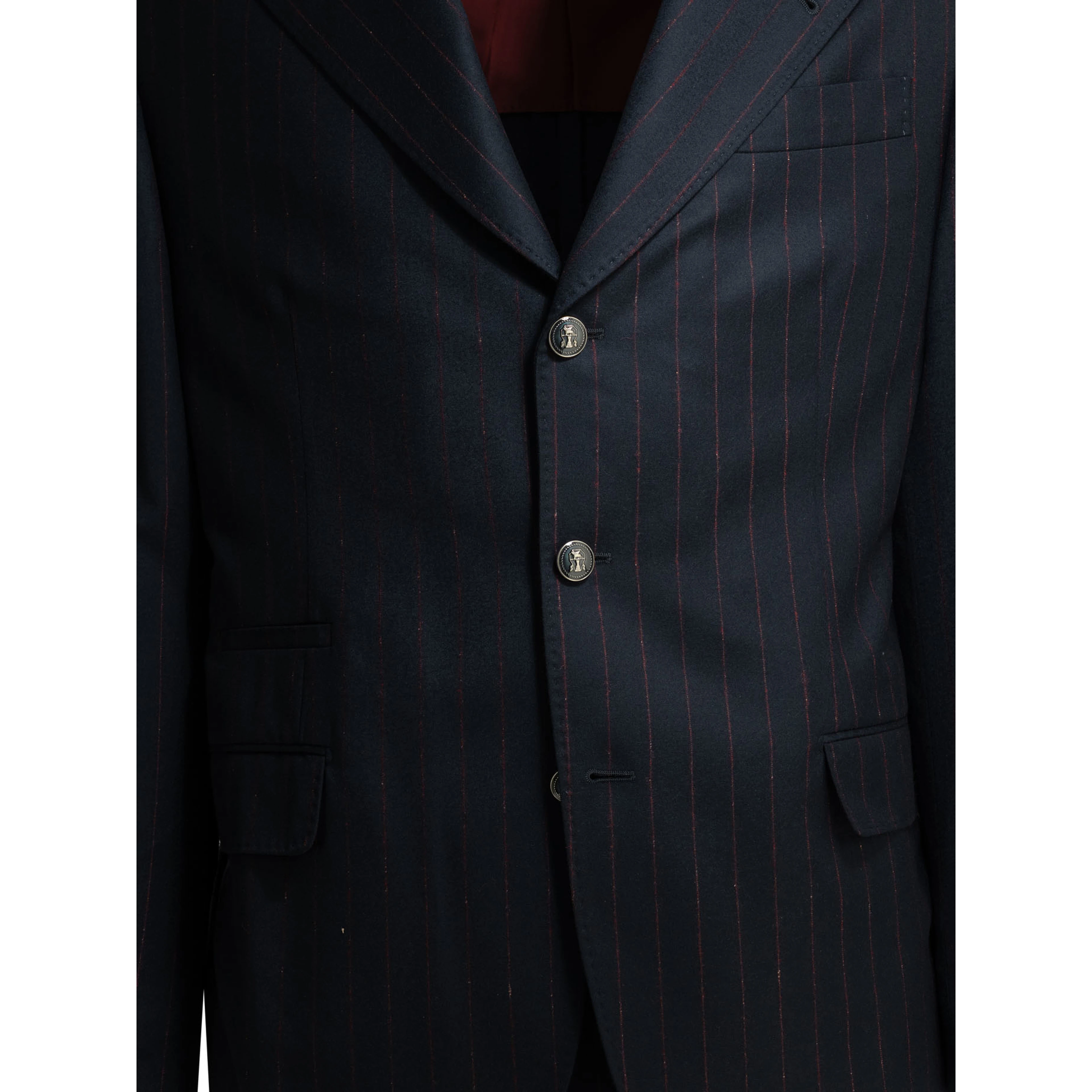 Formal pinstripe suit