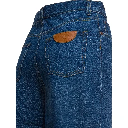 Wide leg jeans
