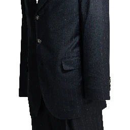 Formal pinstripe suit