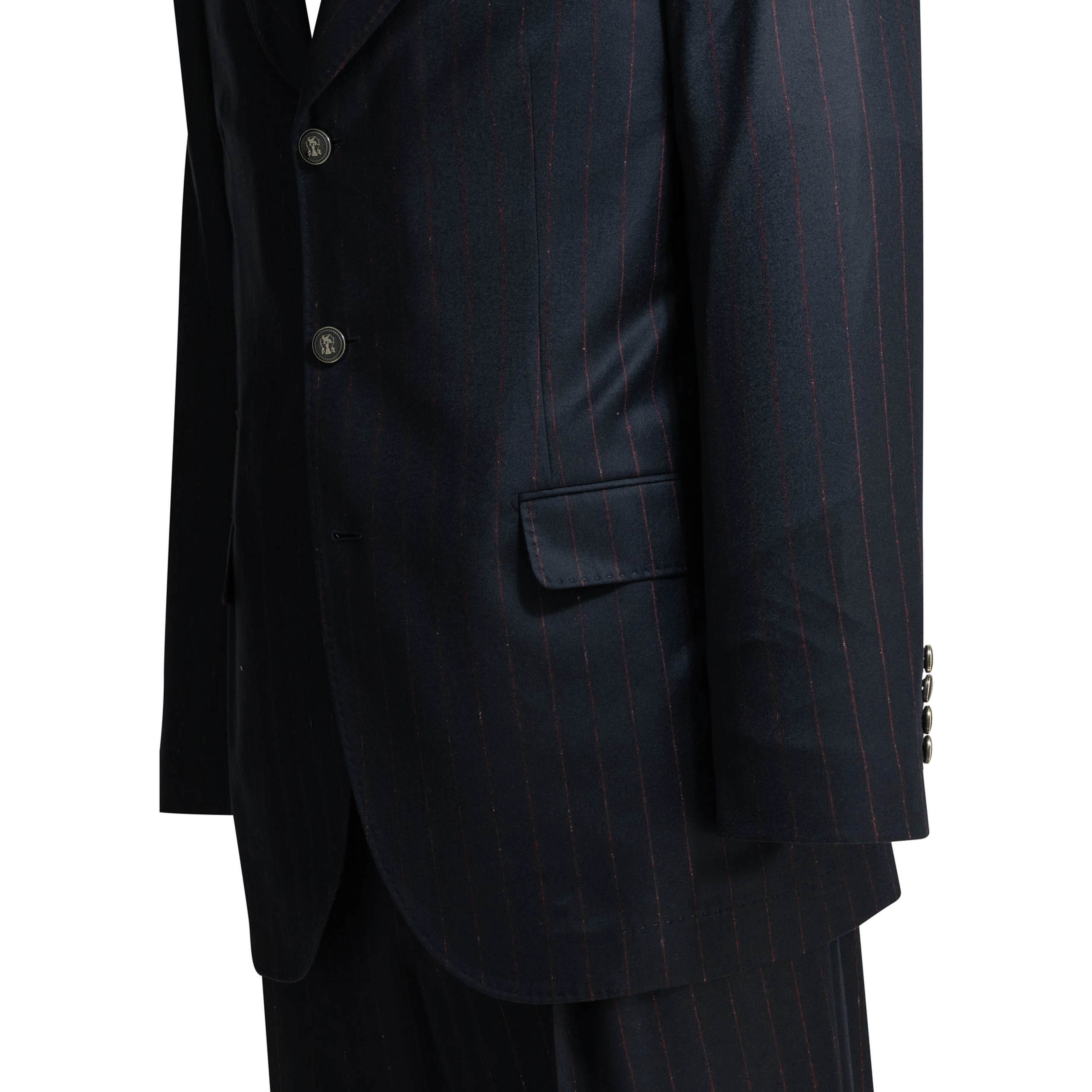 Formal pinstripe suit