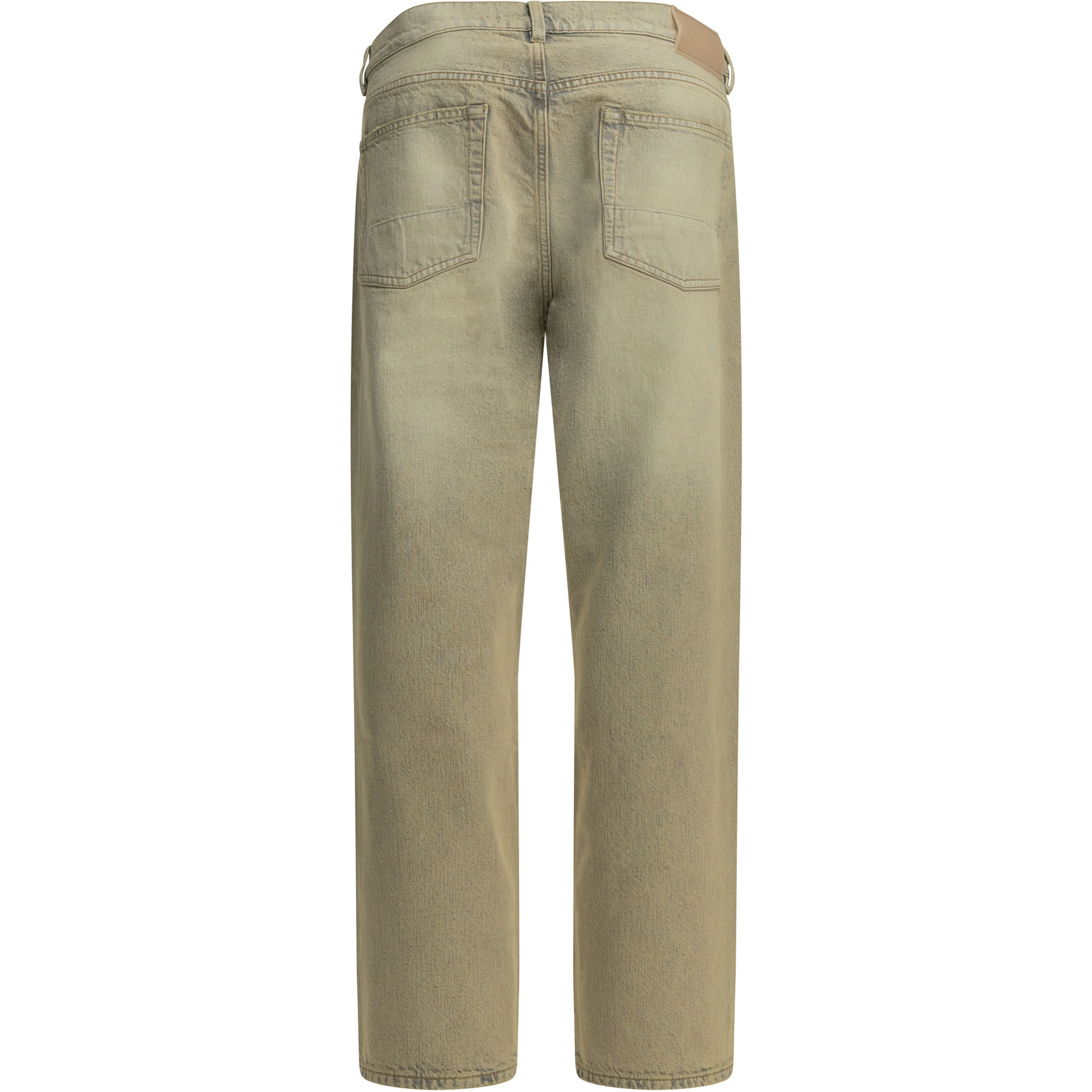 "Wolfpack Wash" Straight-Leg Jeans