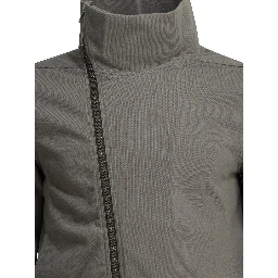 "Bauhaus" zippered sweatshirt