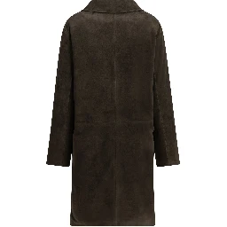 Padded suede jacket