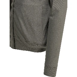 "Bauhaus" zippered sweatshirt