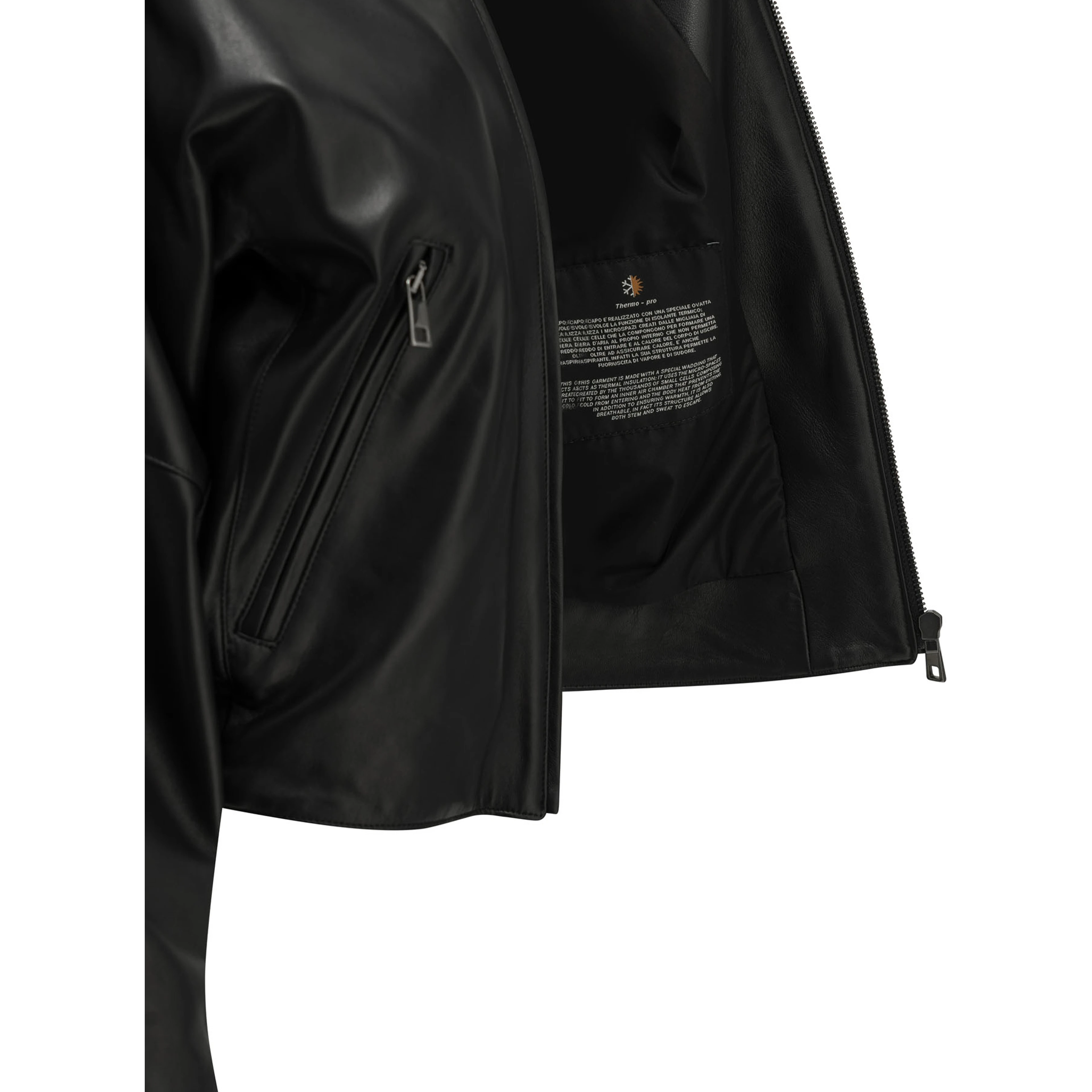 Nappa leather jacket