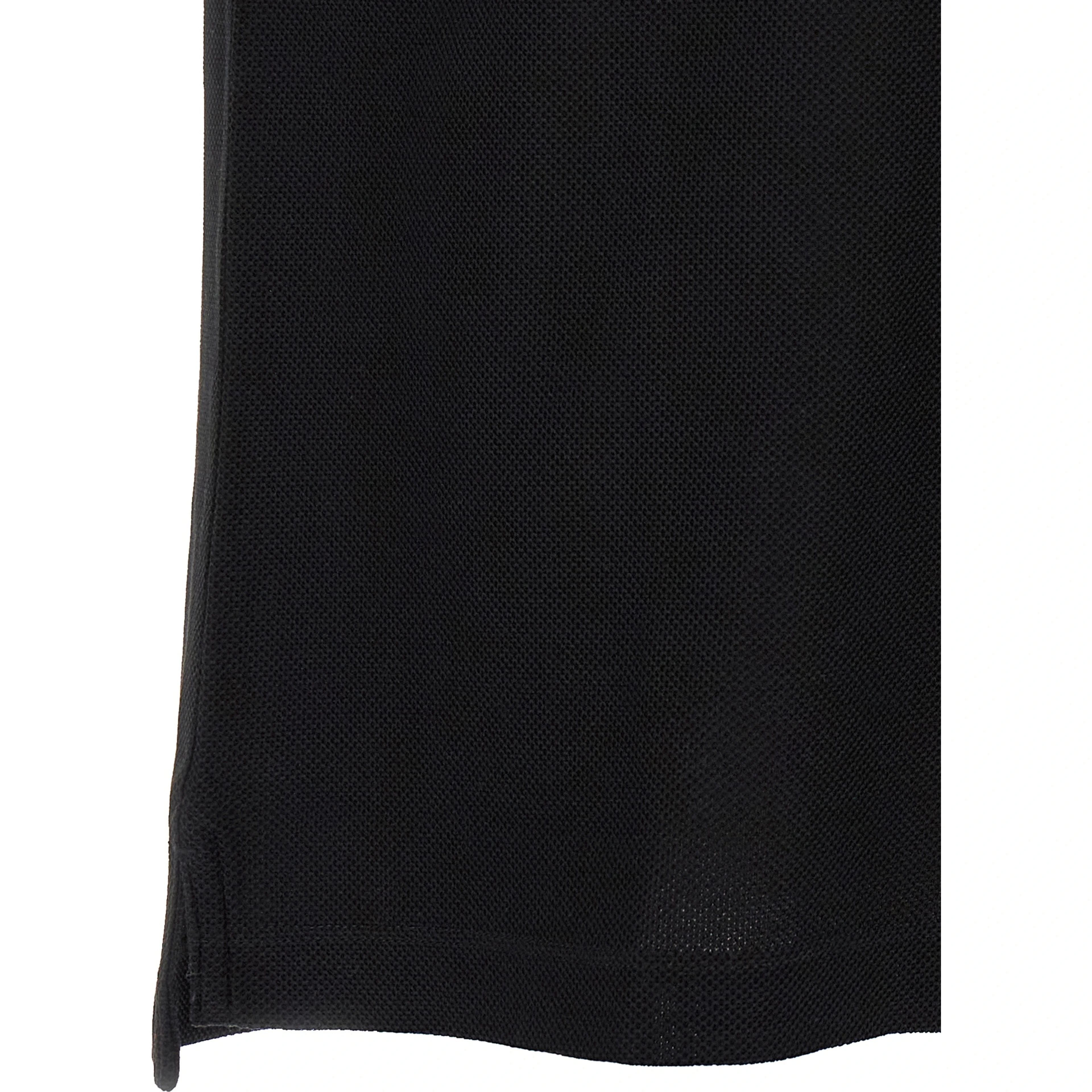 Black Cotton Polo Shirt