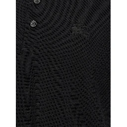 Black Cotton Polo Shirt
