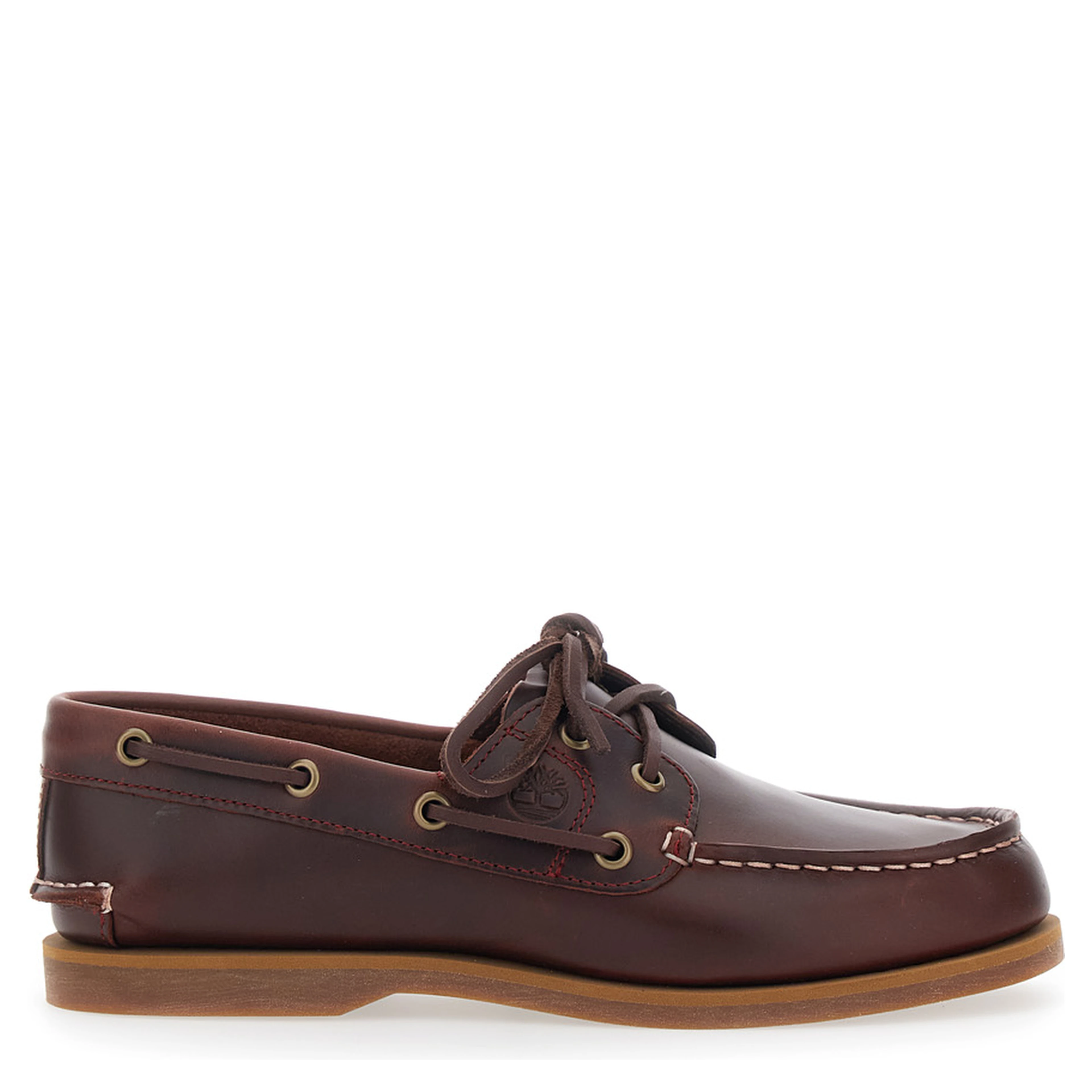 Bordeaux Loafers with Bow Detail on the Front and Embossed Logo on the Side in Leather Man