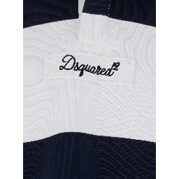 Multicolor Long-Sleeve T-Shirt with Patch Logo on the Front in Cotton for Men
