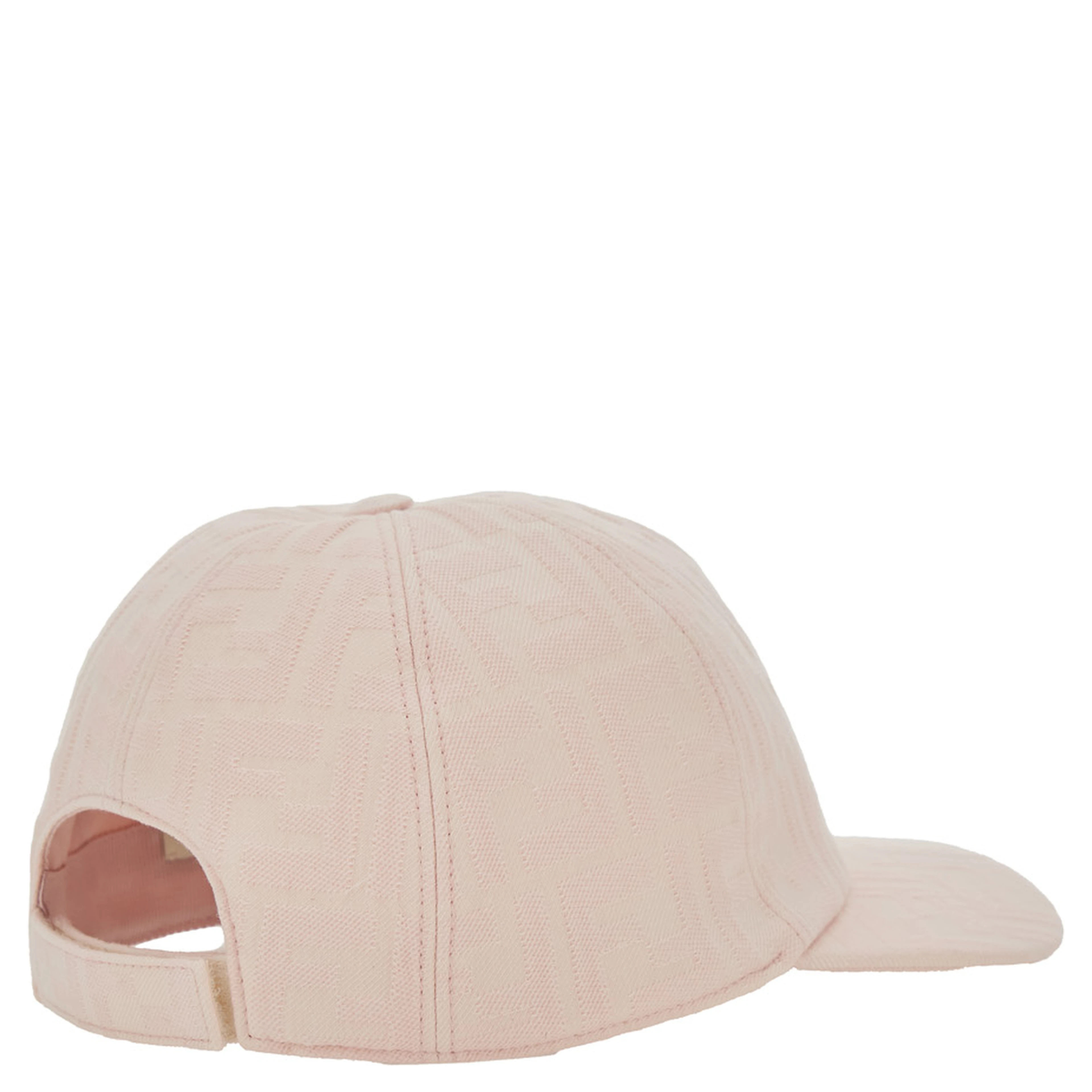 Pink baseball Cap with logo lettering on the front in stretch cotton girl