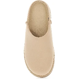 W OTZO CLOG Beige with Simple Design in Leather for Women