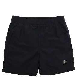 Blue Shorts L1S16B100003S0046V0020 with Side Pockets and Polyamide Belt for Men