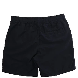 Blue Shorts L1S16B100003S0046V0020 with Side Pockets and Polyamide Belt for Men