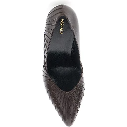 GIANNI PUMP LEATHER Brown Leather Pumps for Women