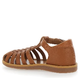 PITTI NAPPA Brown Leather Sandals