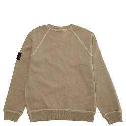 Hoodie L1S166100012S0060V0190 Beige with Hood and Logo on Front in Cotton Men