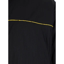 Black Reversible Jacket with FF Details in Tech Fabric for Men