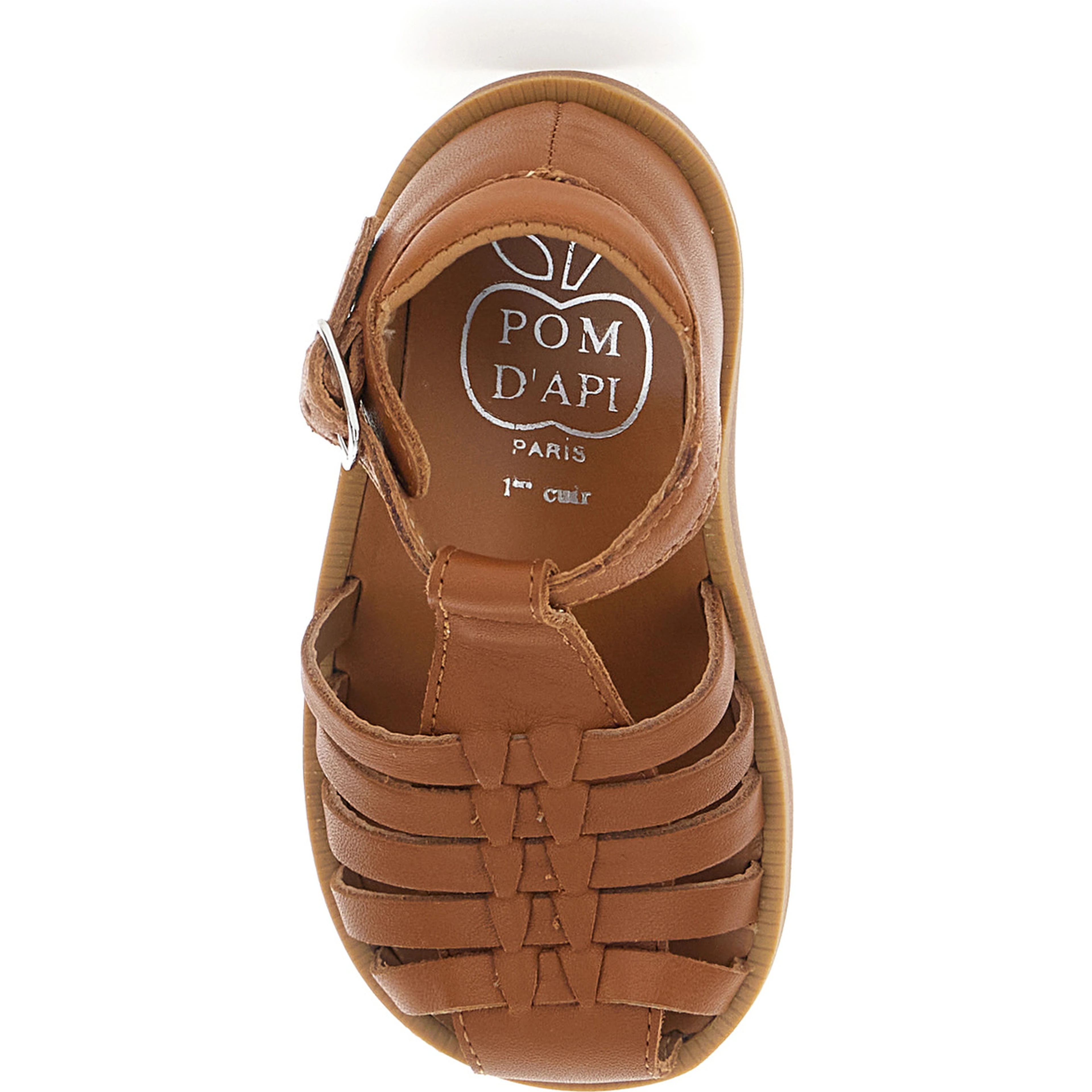 PITTI NAPPA Brown Leather Sandals